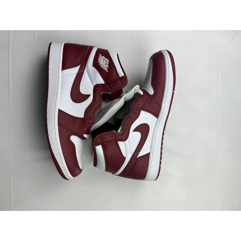 Jordan 1 Retro High OG Sz 12 Team Red White Sneakers DZ5485-160 Deadstock NO BOX